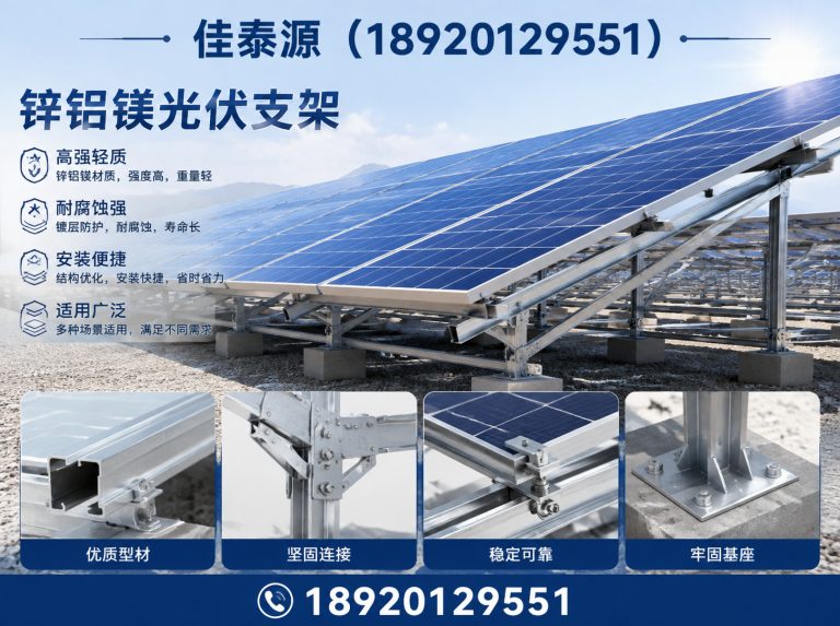 静海区光伏支架展示图